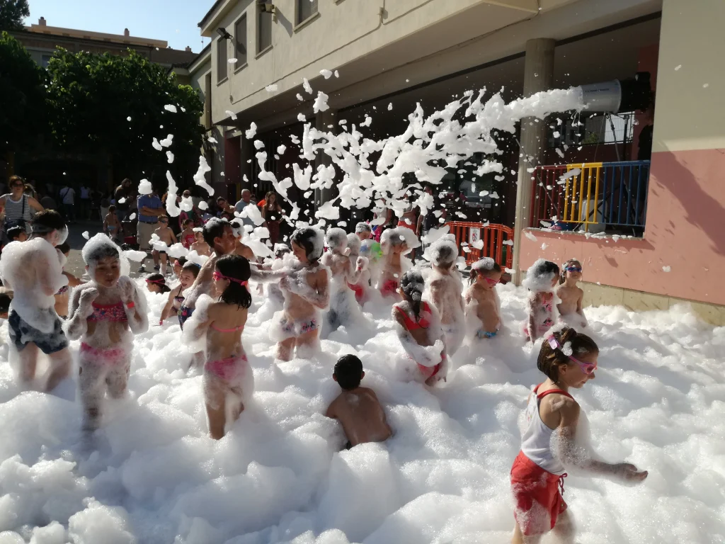 Cañon de espuma para fiestas